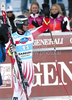 Mario Scheiber of Austria reacts after finishing the mens alpine ski World Cup Super-G race in Val Gardena, Italy, Friday, Dec. 18, 2009.
