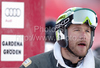 Bode Miller of the United States looks on after finishing the mens alpine ski World Cup Super-G race in Val Gardena, Italy, Friday, Dec. 18, 2009.
