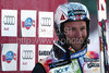 Aksel Lund Svindal of Norway looks on after finishing first in the mens alpine ski World Cup Super-G race in Val Gardena, Italy, Friday, Dec. 18, 2009.
