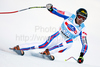 Adrien Theaux of France speeds down the course during the mens alpine ski World Cup Super-G race in Val Gardena, Italy, Friday, December 18, 2009.
