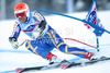 Patrick Jaerbyn of Sweden speeds down the course during the mens alpine ski World Cup Super-G race in Val Gardena, Italy, Friday, December 18, 2009.
