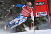 Didier Cuche of Switzerland speeds down the course during the mens alpine ski World Cup Downhill race in Val Gardena, Italy, Saturday, December 19, 2009.
