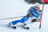 Massimiliano Blardone (ITA) competing in the Audi FIS Alpine Skiing World Cup Giant Slalom race. Giant slalom race of Audi FIS Alpine skiing World cup was held in Alta Badia, Italy, on 20th of December 2009.

