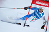 Massimiliano Blardone of Italy on his way to win the mens alpine ski World Cup Giant Slalom race in Alta Badia, Italy, Sunday, December 20, 2009.
