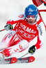 Benjamin Raich of Austria on his way to place fourth in the mens alpine ski World Cup Giant Slalom race in Alta Badia, Italy, Sunday, December 20, 2009.

