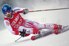 Benjamin Reich of Austria on his way to place fourth in the mens alpine ski World Cup Giant Slalom race in Alta Badia, Italy, Sunday, December 20, 2009.
