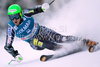 Ted Ligety of United States on his way to place seventh in the mens alpine ski World Cup Giant Slalom race in Alta Badia, Italy, Sunday, December 20, 2009.
