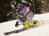 Jimmy Cochran (USA) attacks a control gate whilst competing in the 2nd run of the Audi FIS Alpine Skiing World Cup  Slalom race. The race was won by Reinfied Herbst (AUT)  Mandatory credit: Mitchell Gunn - Sportsphotographers.eu
