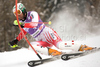 Manfred Pranger (AUT) attacks a control gate whilst competing in the 2nd run of the Audi FIS Alpine Skiing World Cup  Slalom race. The race was won by Reinfied Herbst (AUT)  Mandatory credit: Mitchell Gunn - Sportsphotographers.eu
