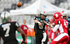 Kyle Callahan (SWARCO Raiders Tirol, QB, #6) during quarterfinal match of European Football League between Swarco Raiders Tirol, Innsbruck, Austria, and Helsinki Roosters, Finland. Quarterfinal match of European Football League between Swarco Raiders Tirol and Helsinki Roosters was played on Saturday, 25th of May 2013 in Innsbruck, Austria.
