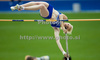 Minna Nikkanen of Finland competes in Pole Vault at the 2009 IAAF Athletics World Championships on August 15, 2009 in Berlin, Germany.

