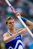 Eemeli Salomaki of Finland competes in the mens pole vault qualifying event  during day six of the 12th IAAF World Athletics Championships at the Olympic Stadium on August 20, 2009 in Berlin, Germany.
