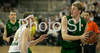 Jan-Hendrick Jagla (no.14) of DKV Joventut (R) and Miha Zupan (no.24) of Union Olimpija (L) during match of Basketball Euroleague between Union Olimpija, Ljubljana, Slovenia and DKV Joventut, Badalona, Spain. Match between Union Olimpija and DKV Joventut was played on 4th of December 2008 in Tivoli Arena in Ljubljana, Slovenia.
