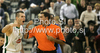 Sani Becirovic (no.7) of Union Olimpija (L) trying to overrule referees decision during match of Basketball Euroleague between Union Olimpija, Ljubljana, Slovenia and Maccabi Electra, Tel Aviv, Israel. Match between Union Olimpija and Maccabi Electra was played on 3rd of December 2009 in Tivoli Arena in Ljubljana, Slovenia.
