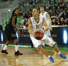 Sasu Salin (no.13) of Union Olimpija during match of 7th round of Turkish Airlines Basketball Euroleague between Union Olimpija, Ljubljana, Slovenia and Montepaschi Siena, Italy. Match of Turkish Airlines Basketball Euroleague between Union Olimpija and Montepaschi Siena was played in Stozice Arena, Ljubljana, Slovenia, on Thursday, 1st of December 2011.
