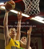Sebastian Norman of Sweden during FIBA U-20 European Championships match between Slovenia and Sweden. Match between Slovenia and Sweden of FIBA U-20 European basketball Championships was played on Friday, 13th of July 2012 in Domzale, Slovenia.
