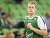 Sasu Salin (no.10) of Union Olimpija during warmup before start of Turkish Airlines Euroleague basketball match of second round between Union Olimpija, Ljubljana, Slovenia and Fenerbahce Ulker, Istanbul, Turkey. Match between Union Olimpija and Fenerbahce Ulker was played in in Stozice Arena in Ljubljana, Slovenia, on Friday, 19th of October 2012.
