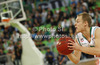 Sasu Salin (no.10) of Union Olimpija during Turkish Airlines Euroleague basketball match of second round between Union Olimpija, Ljubljana, Slovenia and Fenerbahce Ulker, Istanbul, Turkey. Match between Union Olimpija and Fenerbahce Ulker was played in in Stozice Arena in Ljubljana, Slovenia, on Friday, 19th of October 2012.
