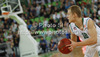 Sasu Salin (no.10) of Union Olimpija during Turkish Airlines Euroleague basketball match of second round between Union Olimpija, Ljubljana, Slovenia and Fenerbahce Ulker, Istanbul, Turkey. Match between Union Olimpija and Fenerbahce Ulker was played in in Stozice Arena in Ljubljana, Slovenia, on Friday, 19th of October 2012.
