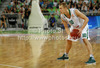 Sasu Salin (no.10) of Union Olimpija during Turkish Airlines Euroleague basketball match of second round between Union Olimpija, Ljubljana, Slovenia and Fenerbahce Ulker, Istanbul, Turkey. Match between Union Olimpija and Fenerbahce Ulker was played in in Stozice Arena in Ljubljana, Slovenia, on Friday, 19th of October 2012.

