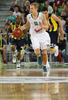 Sasu Salin (no.10) of Union Olimpija leading his team during Turkish Airlines Euroleague basketball match of second round between Union Olimpija, Ljubljana, Slovenia and Fenerbahce Ulker, Istanbul, Turkey. Match between Union Olimpija and Fenerbahce Ulker was played in in Stozice Arena in Ljubljana, Slovenia, on Friday, 19th of October 2012.
