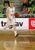 Teemu Rannikko (no.9) of Union Olimpija during Turkish Airlines Euroleague basketball match of fifth round between Union Olimpija, Ljubljana, Slovenia and Real Madrid, Spain. Match between Union Olimpija and Real Madrid was played in in Stozice Arena in Ljubljana, Slovenia, on Friday, 9th of November 2012.
