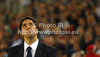 Coach of Union Olimpija, Saso Filipovski during Turkish Airlines Euroleague basketball match of fifth round between Union Olimpija, Ljubljana, Slovenia and Real Madrid, Spain. Match between Union Olimpija and Real Madrid was played in in Stozice Arena in Ljubljana, Slovenia, on Friday, 9th of November 2012.
