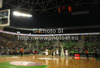 Jaka Blazic (no.8) of Union Olimpija throwing free throws during Turkish Airlines Euroleague basketball match of fifth round between Union Olimpija, Ljubljana, Slovenia and Real Madrid, Spain. Match between Union Olimpija and Real Madrid was played in in Stozice Arena in Ljubljana, Slovenia, on Friday, 9th of November 2012.
