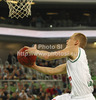 Sasu Salin (no.10) of Union Olimpija during Turkish Airlines Euroleague basketball match of sixth round between Union Olimpija, Ljubljana, Slovenia and Mapooro Cantu, Italy. Match between Union Olimpija and Mapooro Cantu was played in in Stozice Arena in Ljubljana, Slovenia, on Thursday, 15th of November 2012.
