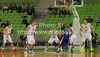 Jonathan Tabu (no.18) of Mapooro Cant (M) during Turkish Airlines Euroleague basketball match of sixth round between Union Olimpija, Ljubljana, Slovenia and Mapooro Cantu, Italy. Match between Union Olimpija and Mapooro Cantu was played in in Stozice Arena in Ljubljana, Slovenia, on Thursday, 15th of November 2012.
