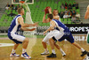 Teemu Rannikko (no.9) of Union Olimpija (M) during Turkish Airlines Euroleague basketball match of sixth round between Union Olimpija, Ljubljana, Slovenia and Mapooro Cantu, Italy. Match between Union Olimpija and Mapooro Cantu was played in in Stozice Arena in Ljubljana, Slovenia, on Thursday, 15th of November 2012.

