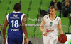 Teemu Rannikko (no.9) of Union Olimpija (R) and Jonathan Tabu (no.18) of Mapooro Cant (L) during Turkish Airlines Euroleague basketball match of sixth round between Union Olimpija, Ljubljana, Slovenia and Mapooro Cantu, Italy. Match between Union Olimpija and Mapooro Cantu was played in in Stozice Arena in Ljubljana, Slovenia, on Thursday, 15th of November 2012.
