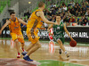 Jan Mocnik (no.20) of Union Olimpija (R) during Turkish Airlines Euroleague basketball match of sixth round between Union Olimpija, Ljubljana, Slovenia and BC Khimki Moscow, Russia. Match between Union Olimpija and BC Khimki Moscow was played in in Stozice Arena in Ljubljana, Slovenia, on Friday, 7th of December 2012.
