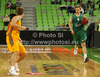 Teemu Rannikko (no.9) of Union Olimpija during Turkish Airlines Euroleague basketball match of sixth round between Union Olimpija, Ljubljana, Slovenia and BC Khimki Moscow, Russia. Match between Union Olimpija and BC Khimki Moscow was played in in Stozice Arena in Ljubljana, Slovenia, on Friday, 7th of December 2012.
