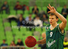 Teemu Rannikko (no.9) of Union Olimpija during Turkish Airlines Euroleague basketball match of sixth round between Union Olimpija, Ljubljana, Slovenia and BC Khimki Moscow, Russia. Match between Union Olimpija and BC Khimki Moscow was played in in Stozice Arena in Ljubljana, Slovenia, on Friday, 7th of December 2012.

