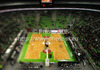 Players during Turkish Airlines Euroleague basketball match of sixth round between Union Olimpija, Ljubljana, Slovenia and BC Khimki Moscow, Russia. Match between Union Olimpija and BC Khimki Moscow was played in in Stozice Arena in Ljubljana, Slovenia, on Friday, 7th of December 2012.
