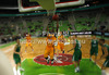 Kelvin Rivers (no.11) of BC Khimki Moscow scoring during Turkish Airlines Euroleague basketball match of sixth round between Union Olimpija, Ljubljana, Slovenia and BC Khimki Moscow, Russia. Match between Union Olimpija and BC Khimki Moscow was played in in Stozice Arena in Ljubljana, Slovenia, on Friday, 7th of December 2012.
