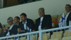 Finnish Minister of Culture and Sport Paavo Arhinmaki during FIBA European basketball championships 2013 match between Finland and Turkey. Match between Finland and Turkey was played on Wednesday, 4th of September 2013 in Bonifika arena in Koper, Slovenia.
