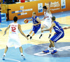 Teemu Rannikko (no.15) of Finland (M) during FIBA European basketball championships 2013 match between Finland and Turkey. Match between Finland and Turkey was played on Wednesday, 4th of September 2013 in Bonifika arena in Koper, Slovenia.
