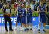 Finnish players trying to overcome referees decision during FIBA European basketball championships 2013 match between Finland and Turkey. Match between Finland and Turkey was played on Wednesday, 4th of September 2013 in Bonifika arena in Koper, Slovenia.
