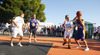 Promotional basketball match between Finnish politicians including Minister of Culture and Sport Paavo Arhinmaki, and members of University of Primorska, Slovenia, was played after end of FIBA European basketball championships 2013 match between Finland and Turkey. Match between Finland and Turkey was played on Wednesday, 4th of September 2013 in Bonifika arena in Koper, Slovenia.
