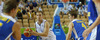 Mikko Koivisto (no.4) of Finland (L) and Ludvig Hakanson (no.4) of Sweden (R) during FIBA European basketball championships 2013 match between Finland and Sweden. Match between Finland and Sweden was played on Thursday, 5th of September 2013 in Bonifika arena in Koper, Slovenia.
