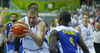 Hanno Mottola (no.13) of Finland attacking between Swedish players during FIBA European basketball championships 2013 match between Finland and Sweden. Match between Finland and Sweden was played on Thursday, 5th of September 2013 in Bonifika arena in Koper, Slovenia.
