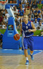 Sasu Salin (no.9) of Finland during FIBA European basketball championships 2013 match between Finland and Italy. Match between Finland and Italy was played on Saturday, 7th of September 2013 in Bonifika arena in Koper, Slovenia.
