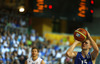 Teemu Rannikko (no.15) of Finland shooting free throw during FIBA European basketball championships 2013 match between Finland and Italy. Match between Finland and Italy was played on Saturday, 7th of September 2013 in Bonifika arena in Koper, Slovenia.
