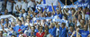 Finnish fans during FIBA European basketball championships 2013 match between Finland and Russia. Match between Finland and Russia was played on Sunday, 8th of September 2013 in Bonifika arena in Koper, Slovenia.
