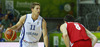 Petteri Koponen (no.11) of Finland (L) and Evgeny Voronov (no.8) of Russia (R) during FIBA European basketball championships 2013 match between Finland and Russia. Match between Finland and Russia was played on Sunday, 8th of September 2013 in Bonifika arena in Koper, Slovenia.
