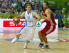 Petteri Koponen (no.11) of Finland (L) during FIBA European basketball championships 2013 match between Finland and Russia. Match between Finland and Russia was played on Sunday, 8th of September 2013 in Bonifika arena in Koper, Slovenia.
