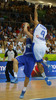 Sasu Salin (no.9) of Finland (L) and Kostas Sloukas (no.4) of Greece (R) during FIBA European basketball championships 2013 match between Finland and Greece. Match between Finland and Greece was played on Monday, 9th of September 2013 in Bonifika arena in Koper, Slovenia.
