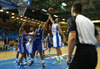 Gerald Lee (no.8) of Finland (M) jumping for rebound ball during FIBA European basketball championships 2013 match between Finland and Greece. Match between Finland and Greece was played on Monday, 9th of September 2013 in Bonifika arena in Koper, Slovenia.

